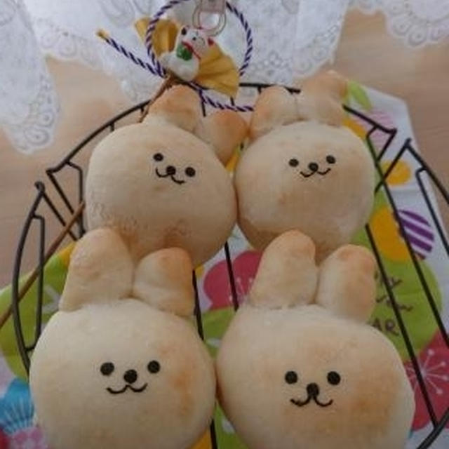 干支のうさぎパン🎵