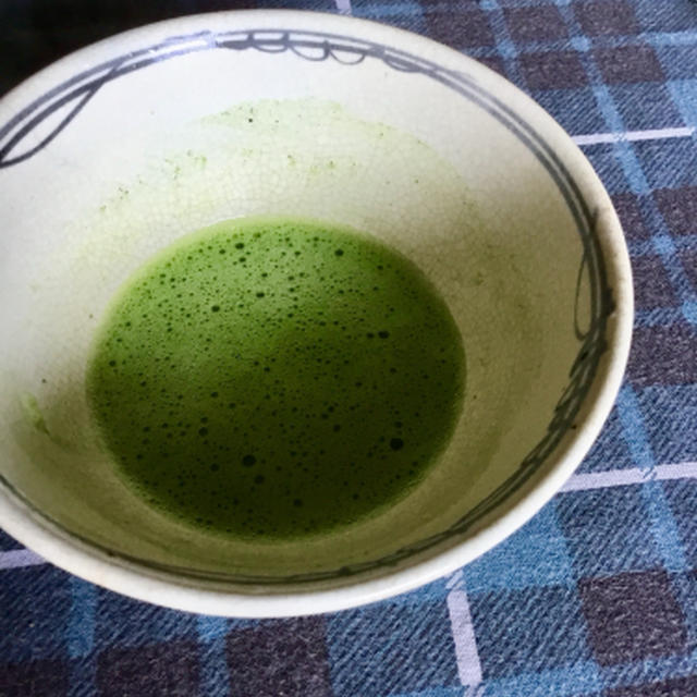 気忙しい、なんだか落ち着かないのでお薄でリセット