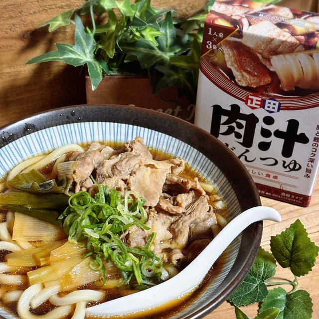麺でおいしい食卓 旨辛肉汁つゆ