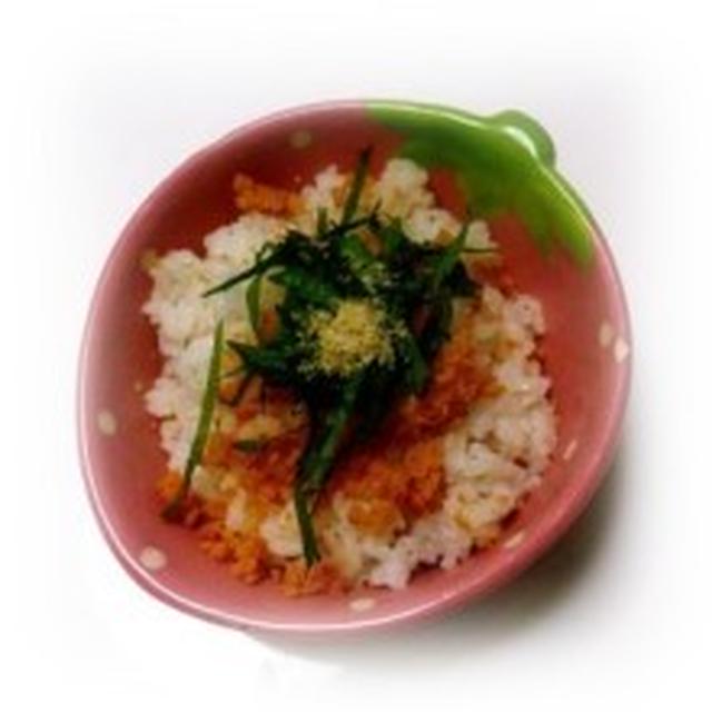 * 酢飯鮭ごはん♪