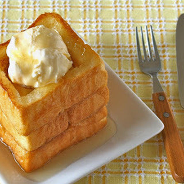 How to Make Honey Butter Toast with Vanilla Ice Cream - Video Recipe
