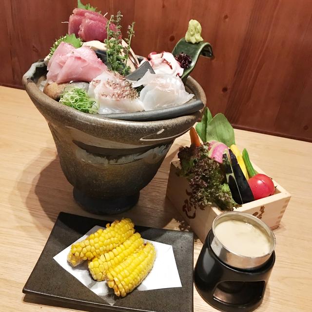 渋谷ストリームのおしゃれ炉端焼き なかめのてっぺん♫