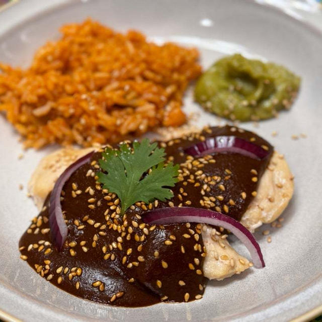 今夜はメキシカン　チョコレートソース⁈