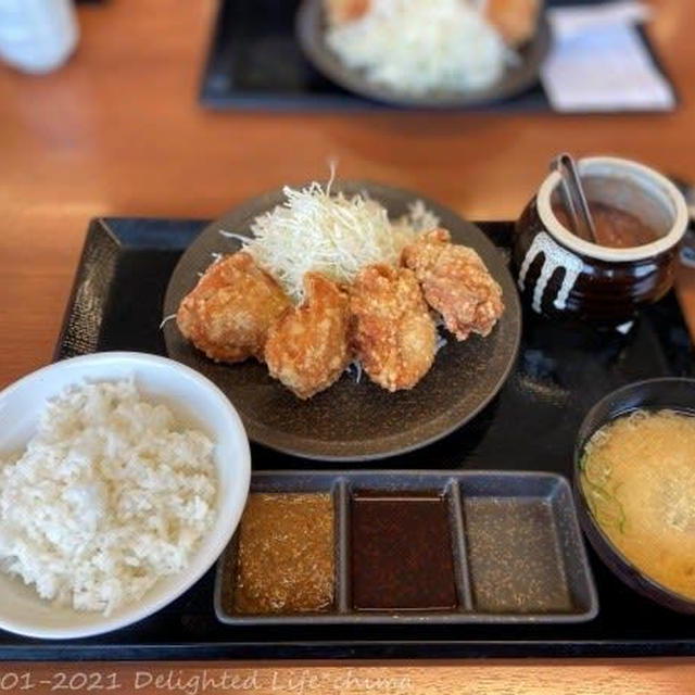 お目当ては塩辛！からやま定食