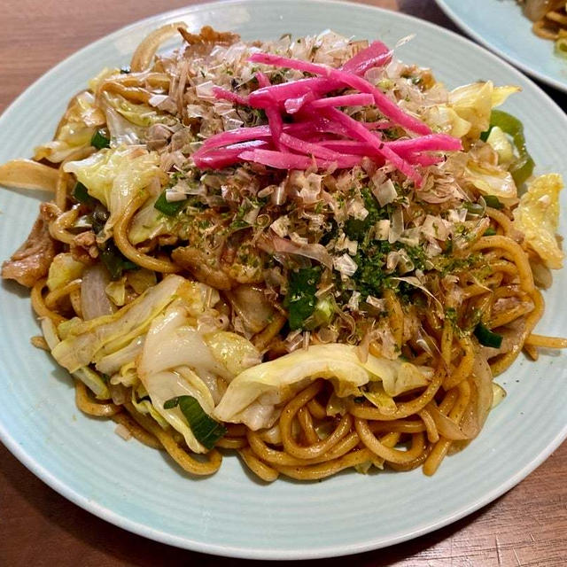 シマダヤの太麺焼きそば ♪