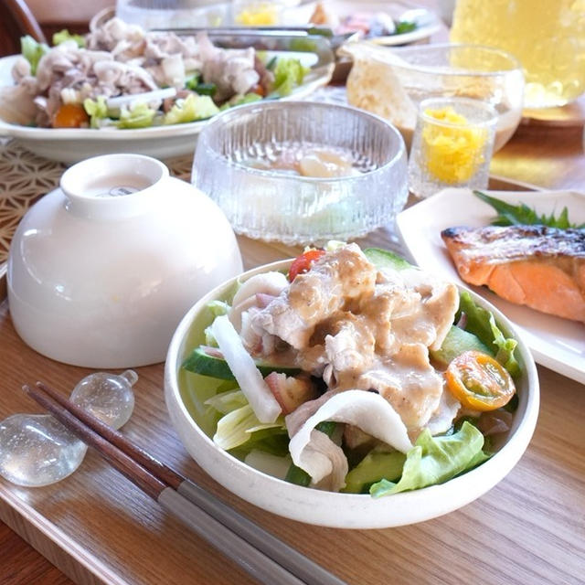【志麻さん冷しゃぶレシピ再現】暑い日に助かった！即席ごまだれが夏の定番に