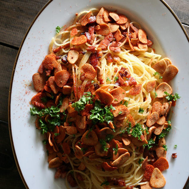 Garlic Chip Spaghetti