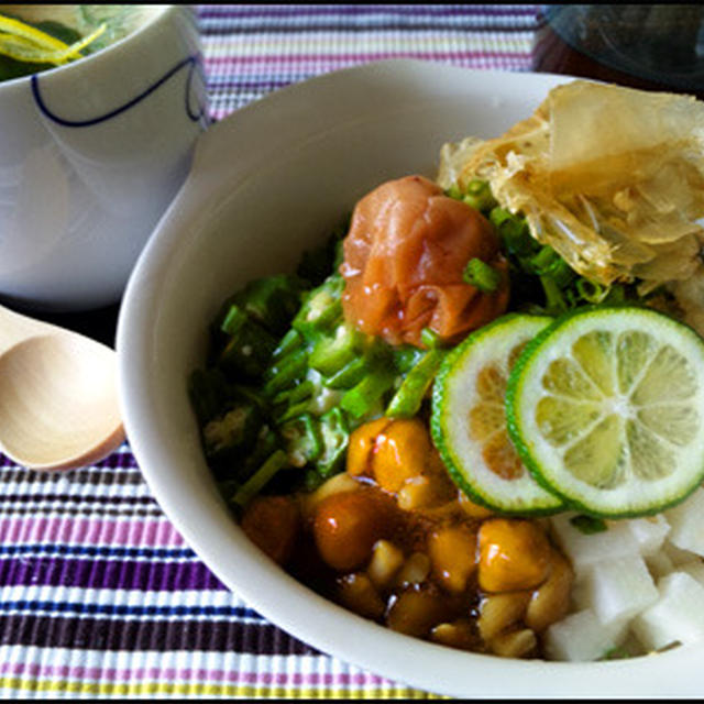 冷やしうどん＆茶碗蒸し244kcal！！