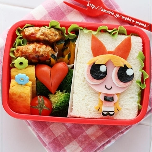IＧNITION掲載＊パワーパフガールズ ブロッサム＊キャラ弁