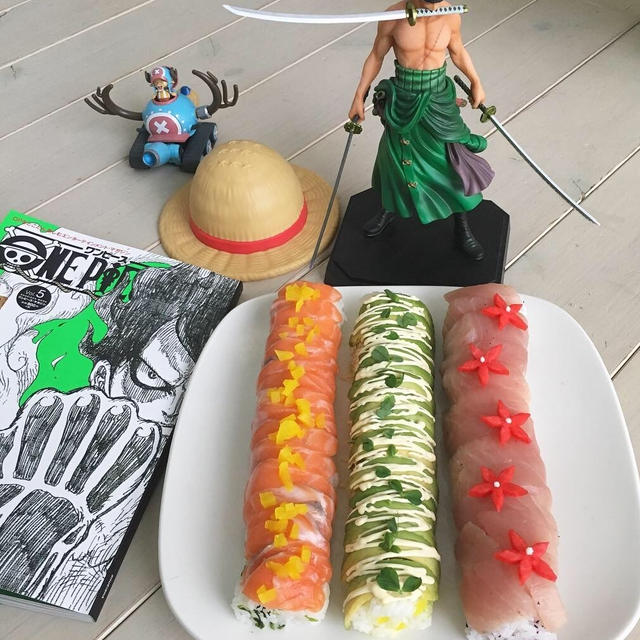 三刀流棒寿司ロール〜ONE PIECEマガジンvol.5より〜