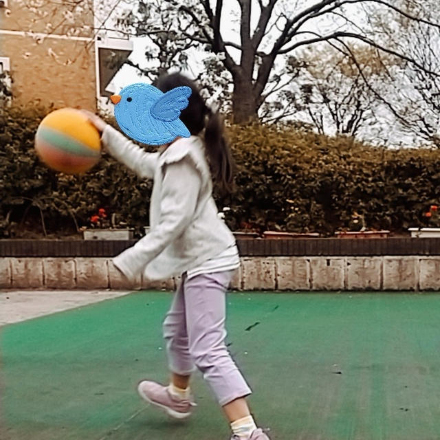 2年生春休みにまん丸と遊ぶ