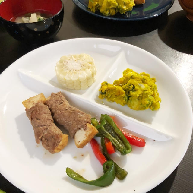 Sun 07 12 幼児食 厚揚げ豆腐の牛肉巻き By うさぱんさん レシピブログ 料理ブログのレシピ満載