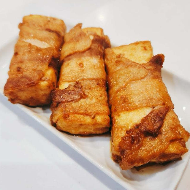 【過去レシピ】食べ応えたっぷり胃袋掴む♡肉巻き厚揚げ