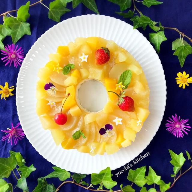 大好きな〇〇で最高の夜//缶詰で作ったケーキ