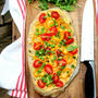Hummus and Vegetable Whole Wheat Flatbread – veganフムスとベジの全粒粉フラットブレッド