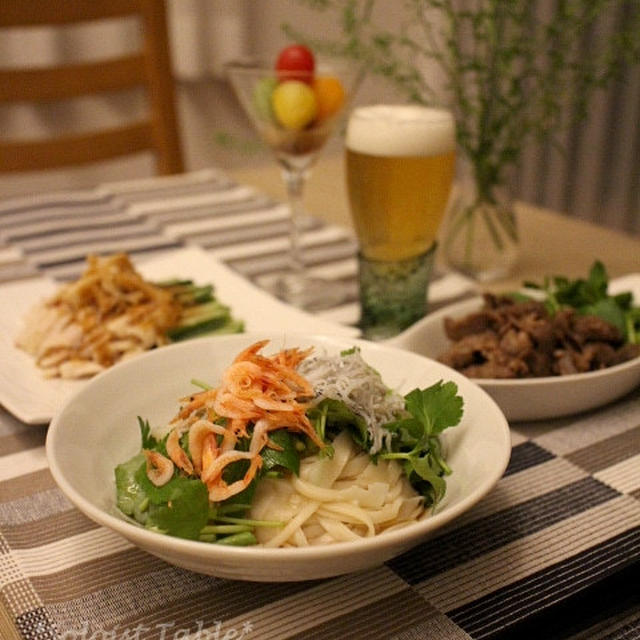 ぶっかけ駿河うどん！桜海老×しらす最強説
