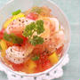＊海老とカラフル野菜のコンソメジュレ和え＊