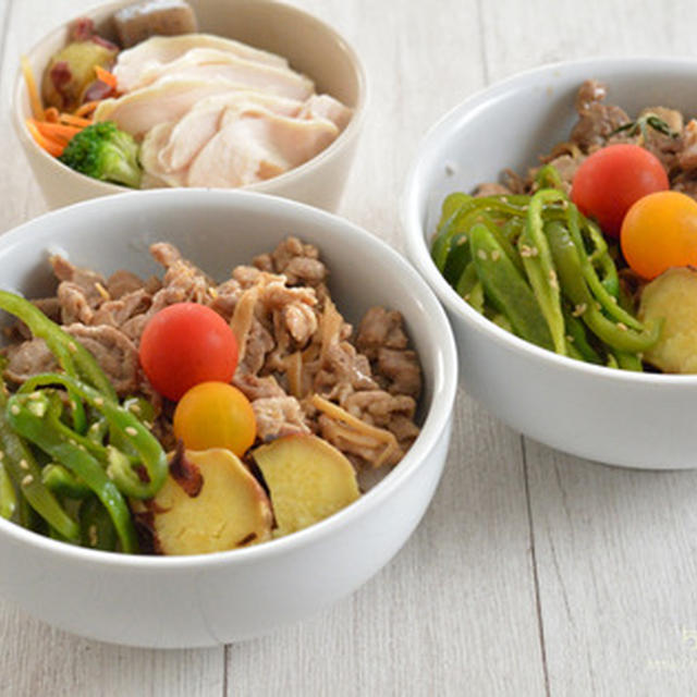 今週のおべんとう。084W（家弁・JK弁・男中弁・夏休み）