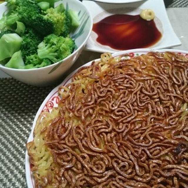 シーフードかた焼きそば