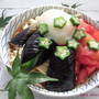 たっぷり夏野菜のスタミナそうめん　【ヤマキだし部】