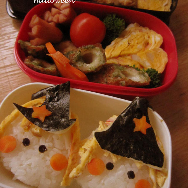 ハロウィン〜魔女っ子弁当