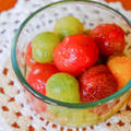 【レシピ】まるでフルーツ！ミニトマトのマリネ＊秘密はトレジョのオレンジマスカットビネガー＊