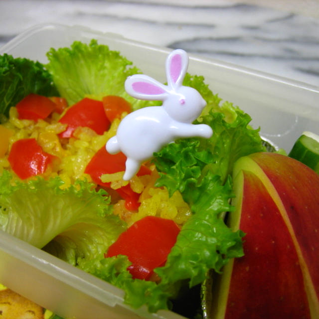 カレーピラフのお弁当☆