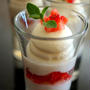 Yogurt Mousse with Strawberries苺ヨーグルトムース