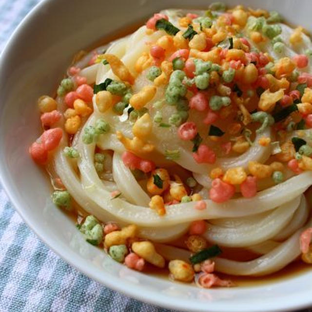 彩り冷やしうどん♡