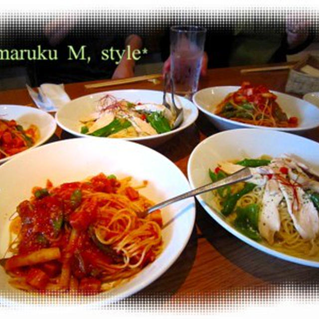パスタランチ（ママと友と外食）