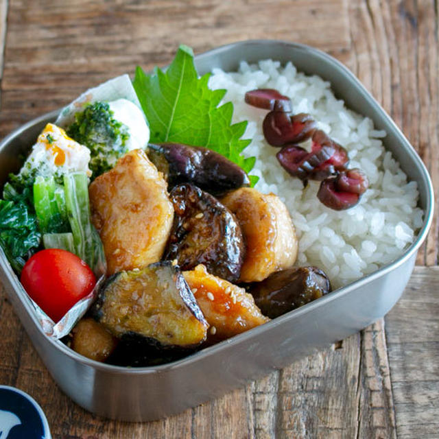 ナスでご飯がすすむ！鶏むね肉茄子味噌