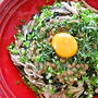 ゆりりさんの*納豆と茸のマリネのパスタ