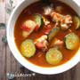 ✳︎この夏リピート間違いなし！の、鶏とズッキーニのスープカレー✳︎