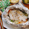 フライパンde♡簡単♡白身魚と野菜のホイル焼き