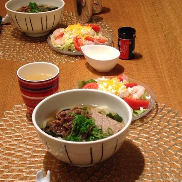 クリスマスに肉うどん