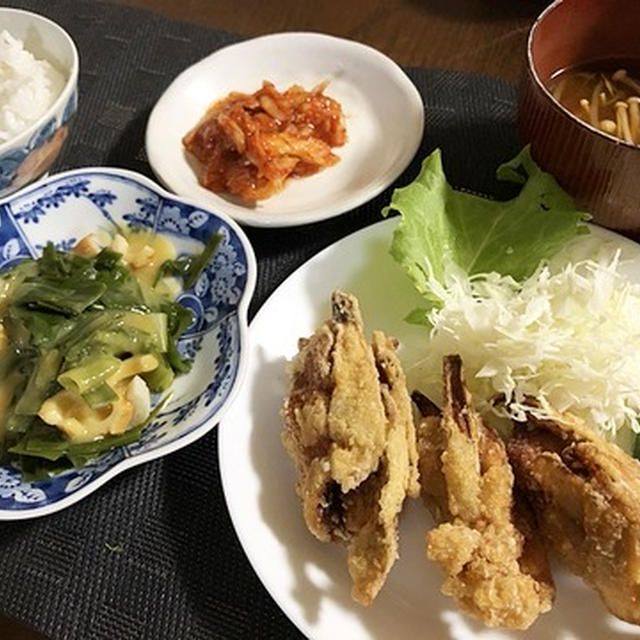 3回目の春&ムネ肉とゴボウの唐揚げ