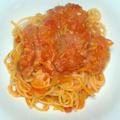 ツナのトマトソースパスタ