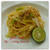 ●仕上げにすだち♪豚バラと葱のパスタ●