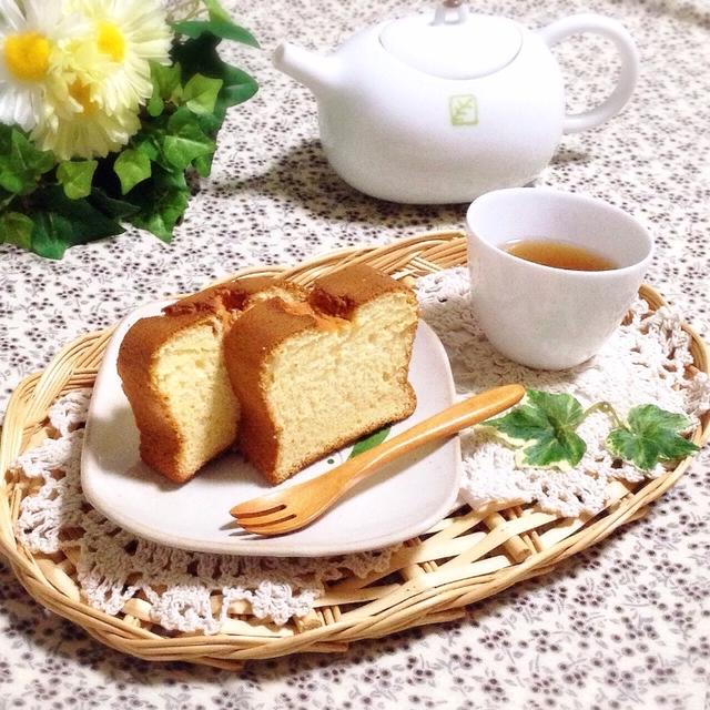 パウンド型でカステラ〜♪