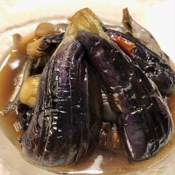 なすと煮干しのくったり煮