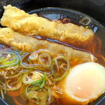 立ち蕎麦行脚「ゆで太郎九段南店の店舗限定トッピング」