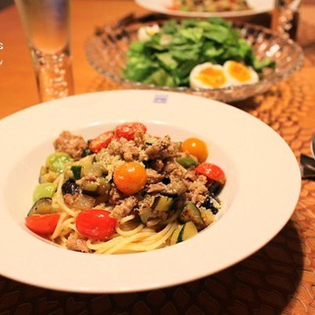 パスタ番長の『夏野菜のカチョエペペ』な夜。