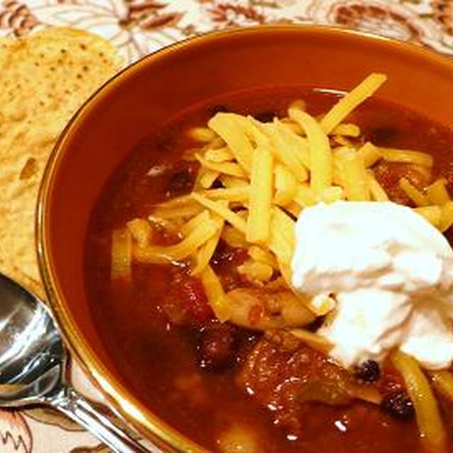 お肉たっぷりチリ　Beef Chili