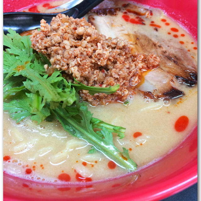 鶏白湯担々麺＆ミニまんま丼は口福モード間違いなし！！！