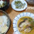 たけのこご飯＆冷凍からすカレイの煮つけ＆釜揚げしらすのみどり酢＆豆腐とわかめの味噌汁