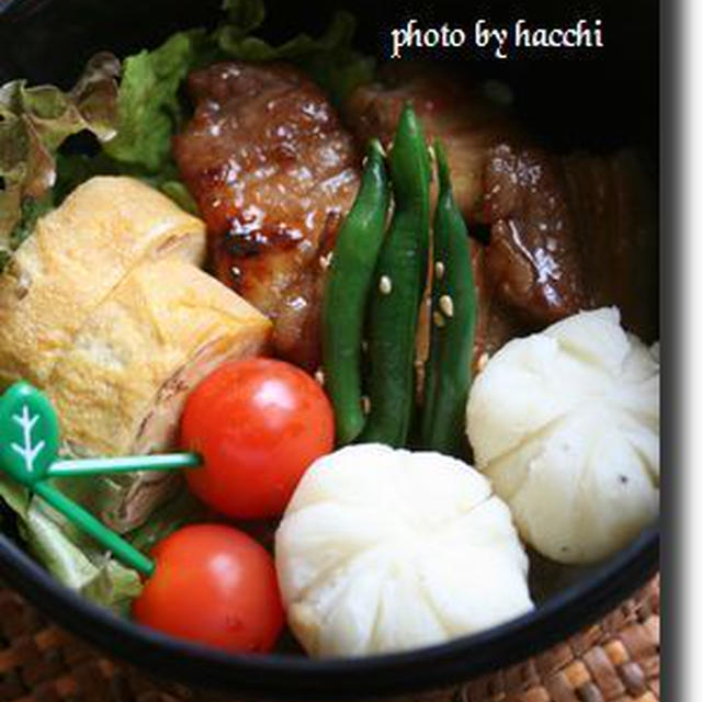 豚バラの照り焼き丼