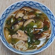 生姜風味のとろみ鶏南蛮うどん