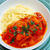 【本日のレシピ】鶏もも肉のローマ風煮込み　パスタ添え