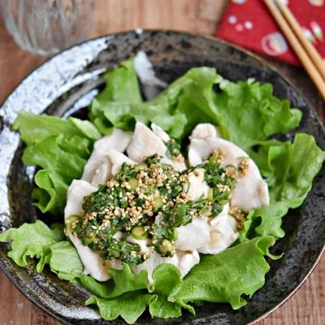 豚肉だけじゃない！鶏肉の「冷しゃぶサラダ」がひんやり美味