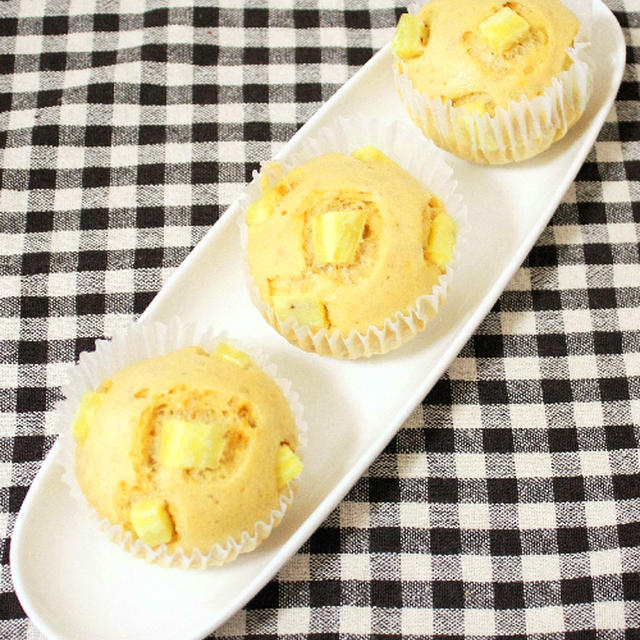 レシピ掲載ありがとうございます！さつまいもの黒糖蒸しパン